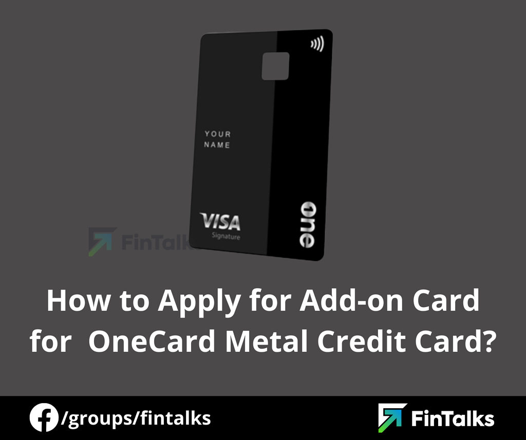 GUIDE: How To Apply For OneCard Add-on Credit Card? - Credit Cards ...